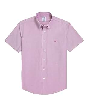 在庫処分 Brooks Brothers M シアサッカー 半袖シャツ ピンク 在庫処分 Brooks Brothers M シアサッカー 半袖シャツ ピンク